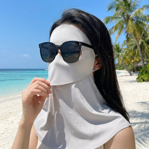Cooling Ice Silk Neck Face Cover